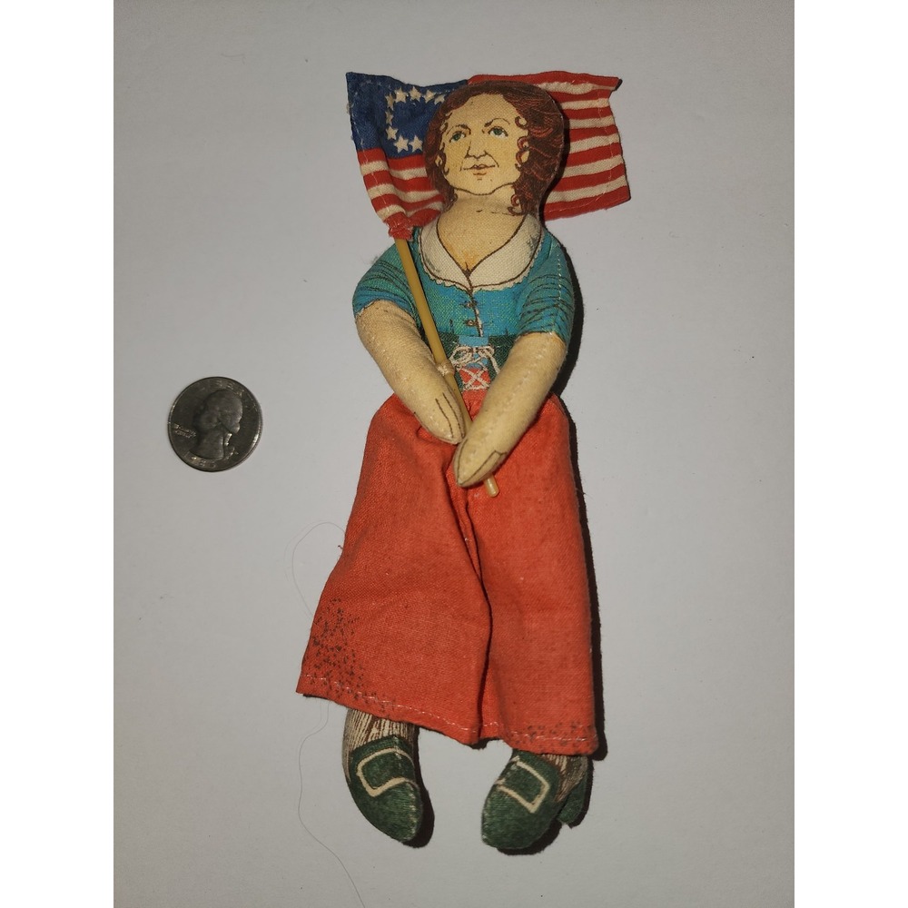 Vintage‎ Hallmark Rag Doll 1979 Molly Pitcher Historical